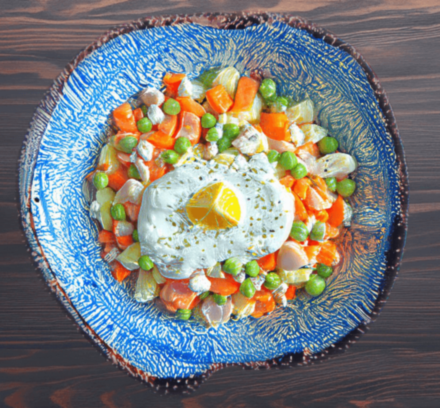 Классический оливье с курицей – рецепт