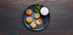 Сырники с кремом из сметаны