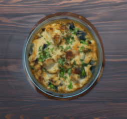 Запеканка из куриной печени